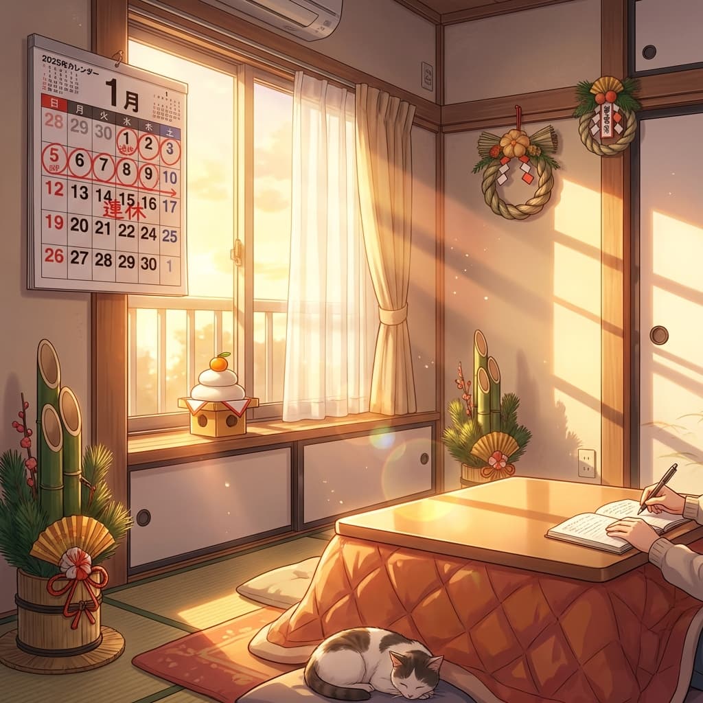 【話題】2025年の年末年始、ガチで神カレンダー！「9連休」確定で歓喜と悲鳴が入り乱れる事態に