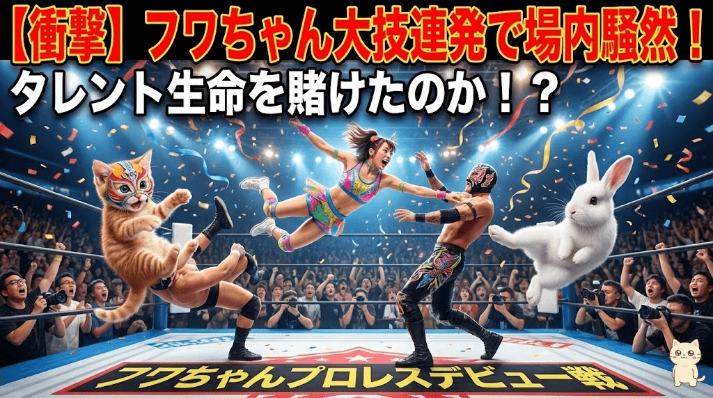 【衝撃】フワちゃん大技連発で場内騒然！タレント生命を賭けたのか！？
