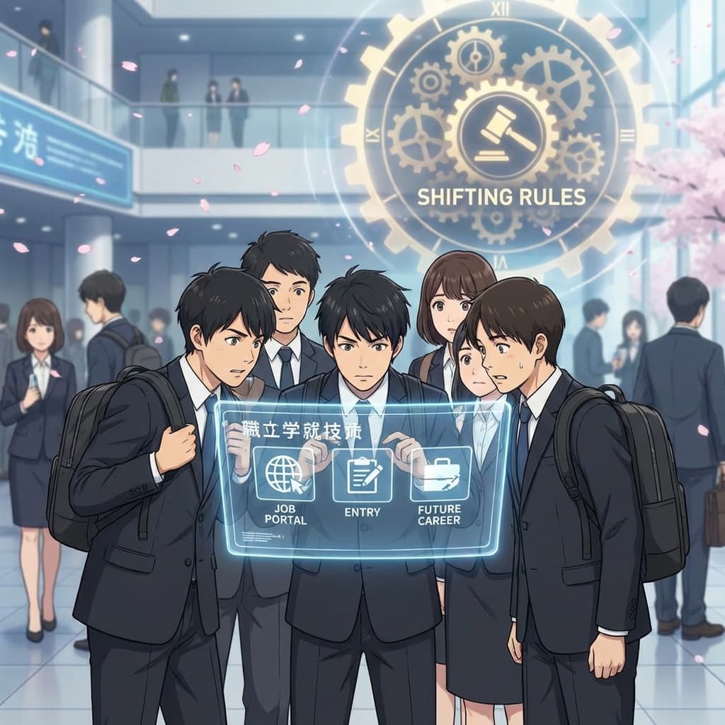 【話題】就活ルール、ついに崩壊か！？政府が「見直し検討」表明でネット大騒ぎ！