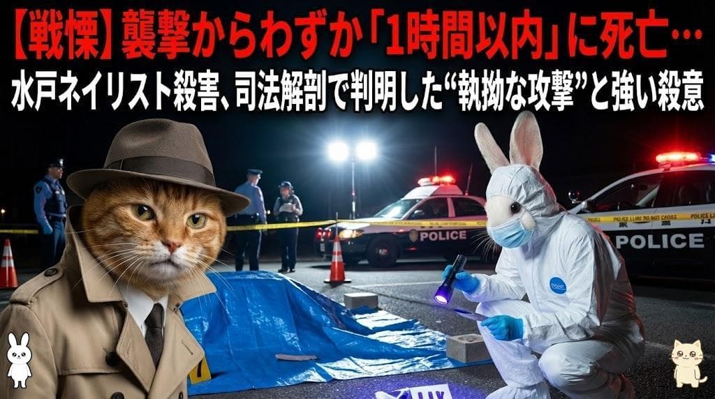 【衝撃】水戸ネイリスト殺害、犯行1時間以内の残忍さ…妊娠中の被害者、強い殺意にネット騒然