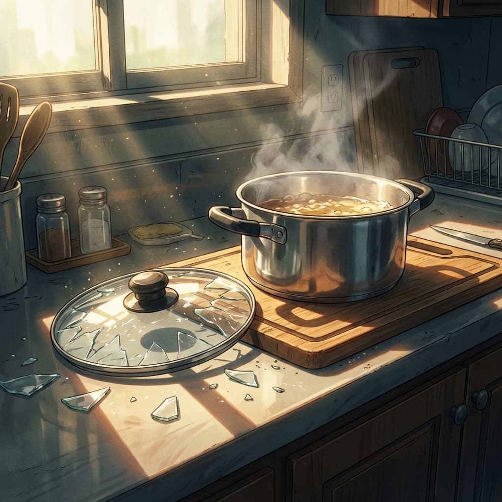 【話題】「料理中に突然バーン！」ガラスの鍋ぶたが粉々に… なぜ起きる？専門家が語る原因と対策