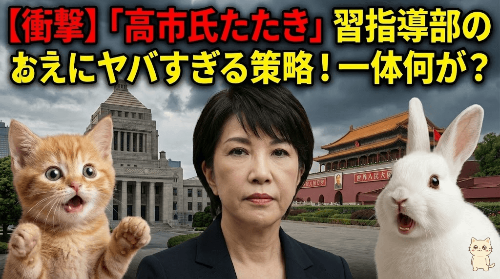 【衝撃】「高市氏たたき」習指導部のヤバすぎる策略！一体何が？