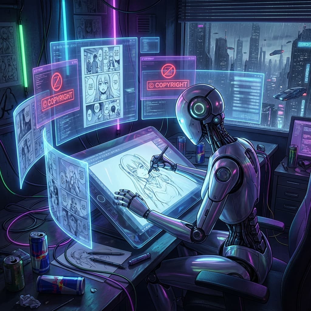 【衝撃】AIがアニメの未来を破壊する?!権利保護を巡り業界大激震だぜ!
