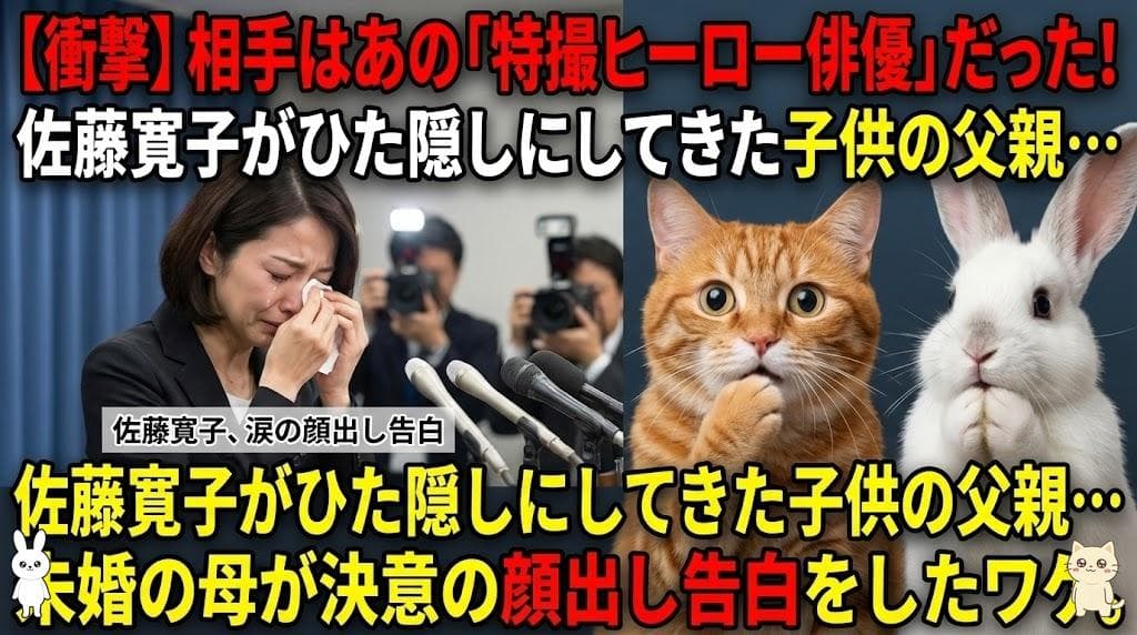 【衝撃】佐藤寛子、10年間隠蔽の末…子供の父親を実名告白!相手はあの特撮ヒーロー!