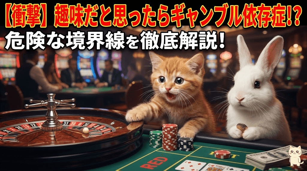【衝撃】趣味だと思ったらギャンブル依存症!?危険な境界線を徹底解説!