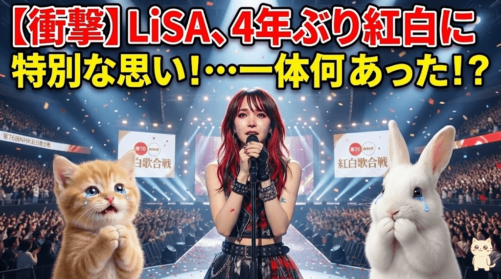 【衝撃】LiSA、4年ぶり紅白に特別な思い!…一体何があった!?