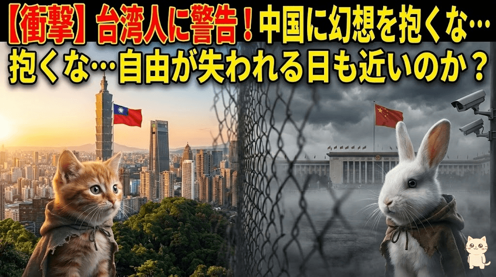 【衝撃】台湾人に警告!中国に幻想を抱くな…自由が失われる日も近いのか?