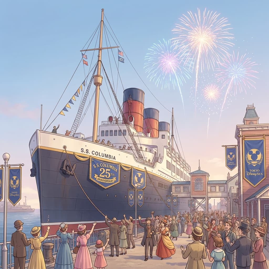 【TDS25周年】S.S.コロンビア号が「完全貸切」に!4月から始まる豪華プログラム「ジュビリーガラ」発表